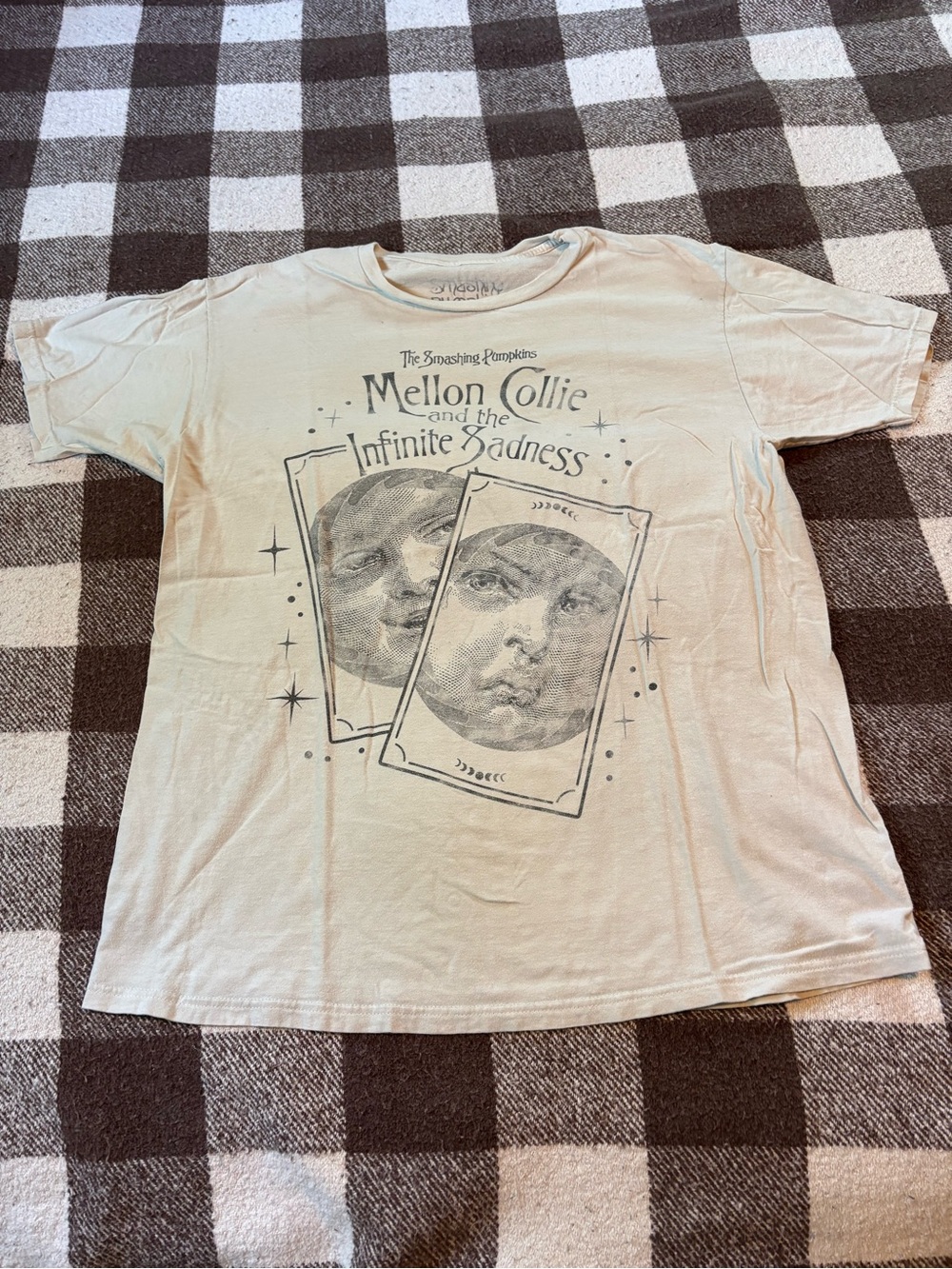 The Smashing Pumpkins Mellon Collie Graphic Tee - Cream